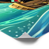 Poster Danny Duck le Pirate. (Coin)