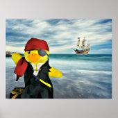 Poster Danny Duck le Pirate. (Devant)