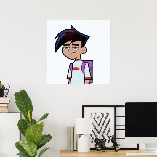 Poster Danny Phantom triste (Bureau à domicile)