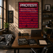 Poster Danois Géant Proteste Les Humains Sont Ridicules