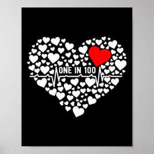 Poster Dans 100 Chd Guerrier Congénitale Maladie de Coeur