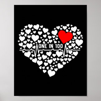 Poster Dans 100 Chd Guerrier Congénitale Maladie de Coeur