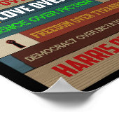 Poster Dans Cette Assemblée, Nous Croyons À Harris Sur Tr (Coin)