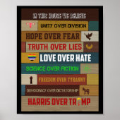 Poster Dans Cette Assemblée, Nous Croyons À Harris Sur Tr (Devant)