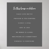 Poster Dans cette Assemblée, nous croyons | Convictions m (Devant)