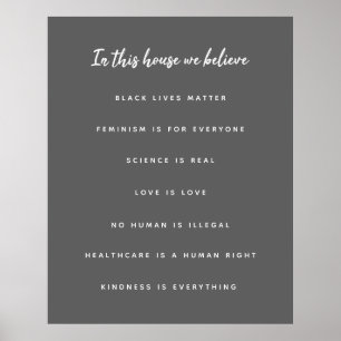 Poster Dans cette Assemblée, nous croyons   Convictions m