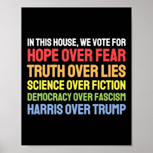 Poster Dans Cette Assemblée, Nous Votons Pour L'Espoir Su