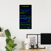 Poster Dans cette classe, aimez-vous l'un l'autre., riez  (Bureau à domicile)