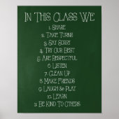Poster Dans Cette Classe, Nous... (Devant)