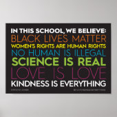 Poster Dans Cette École... La gentillesse est tout signe (Devant)