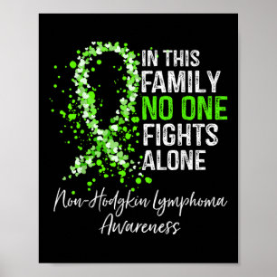 Poster Dans cette famille combat seul Lymphome non hodgki