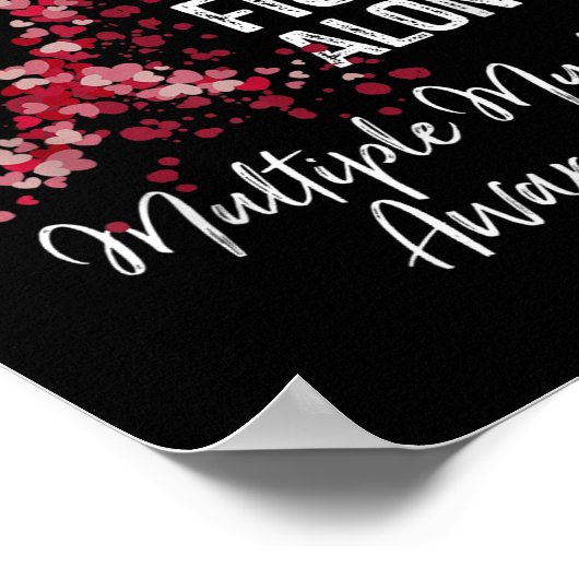 Poster Dans cette famille combat seul Myélome multiple (Coin)