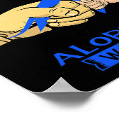 Poster Dans cette famille personne ne combat seul l'équip (Coin)