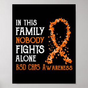 Poster Dans cette famille personne ne combat seul RSD CRP