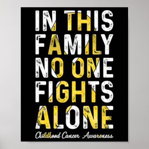 Poster Dans cette famille, personne ne lutte seul contre