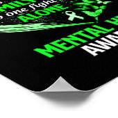 Poster Dans Cette Famille, Personne Ne Lutte Seul La Sant (Coin)