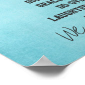 Poster Dans cette maison nous faisons l'affiche de famill (Coin)