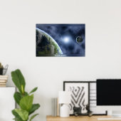 Poster Dans des espaces restreints (Bureau à domicile)