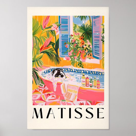 Poster Dans La Baignoire, Poster Du Milieu Du Sièc (Devant)