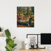 Poster Dans la forêt d'Arden, vers 1892 par John Collier (Bureau à domicile)