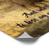 Poster Dans la forêt je vais, John Muir Nature Citation (Coin)