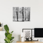 Poster Dans la forêt je vais ... Trouver mon âme (Bureau à domicile)