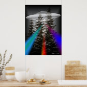 POSTER DANS LA FORÊT - OVNI (Cuisine)