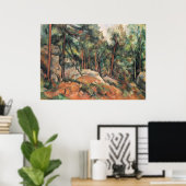 Poster Dans la Forêt - Paul Cezanne - c1898 (Bureau à domicile)