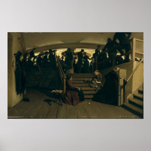 Poster Dans la galerie du théâtre d'état de Hambourg (Devant)