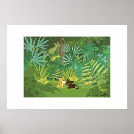 Poster Dans la jungle (Devant)