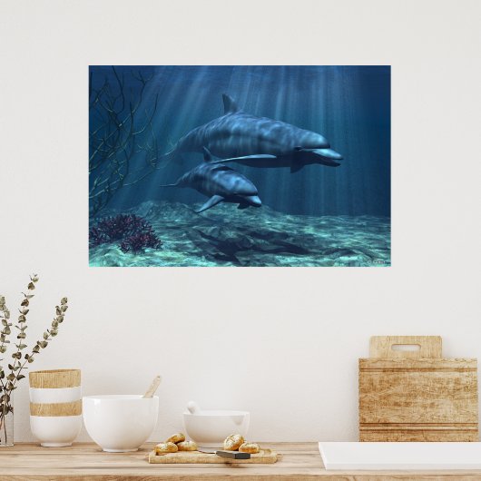 Poster Dans la lumière (Cuisine)