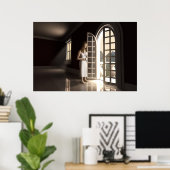 Poster Dans la lumière du matin (Bureau à domicile)