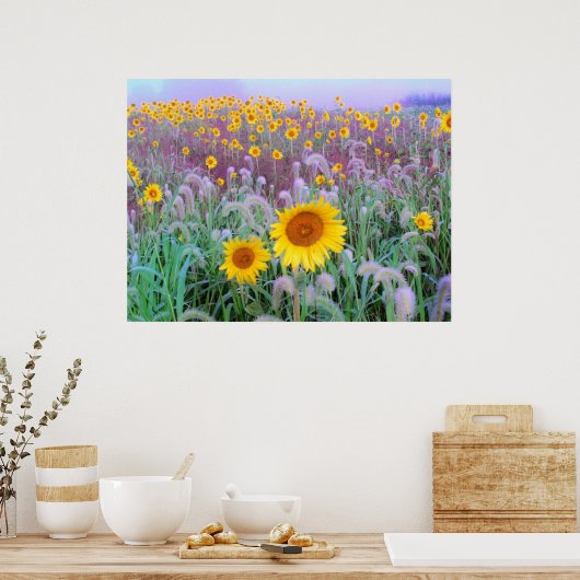 Poster Dans la matinée, imprimer (Cuisine)