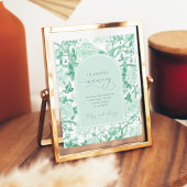 Poster Dans la mémoire aimante | Sage Chinoiserie Mariage