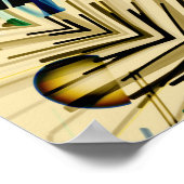 Poster Dans la nuance de couleur beige (Coin)