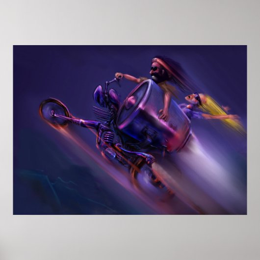 Poster Dans la nuit (Devant)