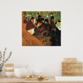 Poster Dans la Rouge par Toulouse-Lautrec (Cuisine)
