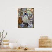 Poster Dans la salle à manger de Berthe Morisot (Cuisine)
