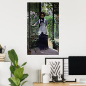 Poster Dans la serre, 1881 (Bureau à domicile)