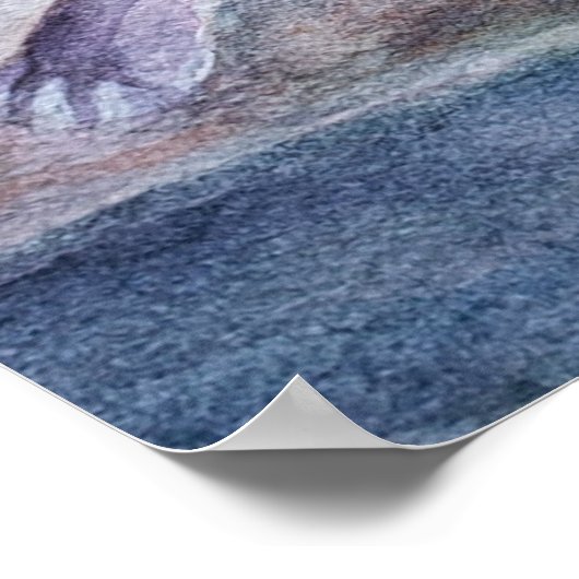 Poster Dans la tortue plomb (Coin)