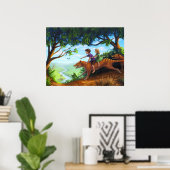 Poster Dans la vallée de la mégafaune (Bureau à domicile)