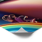 Poster Dans la vue AI Imaginaire Art numérique Imprimer V (Coin)