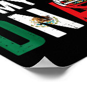 Poster dans l'ADN Drapeau Mexicain Fierté Mexique Fierté (Coin)