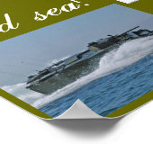 Poster Dans l'air terrestre et maritime (Coin)