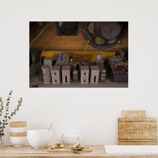 Poster dans l'ancienne radio (Cuisine)