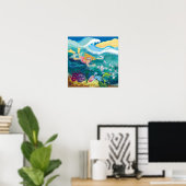 Poster Dans le bain (Bureau à domicile)