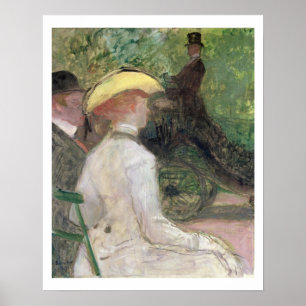 Poster Dans le bois de Boulogne, 1901 (huile sur toile)