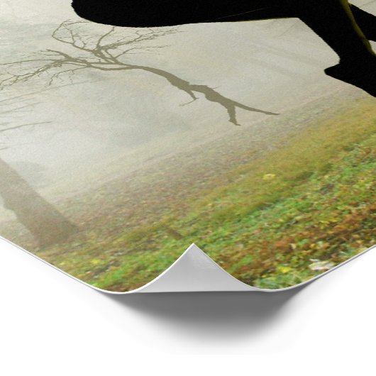 Poster Dans le brouillard (Coin)