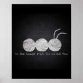 Poster "Dans Le Brouillon Dur Qu'Elle Vous Aimait" (Devant)