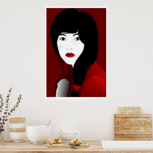 Poster Dans le calme (Cuisine)